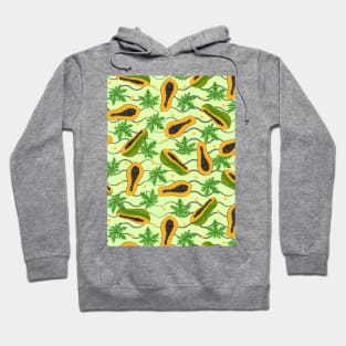 Papaya Pattern Hoodie